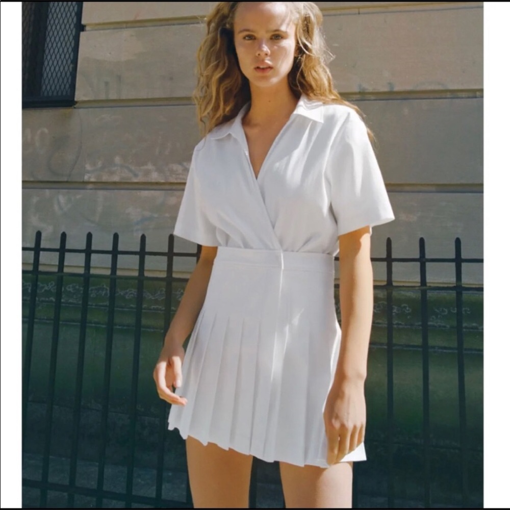 Zara Pleated romper size XS. Most favorite bloggers